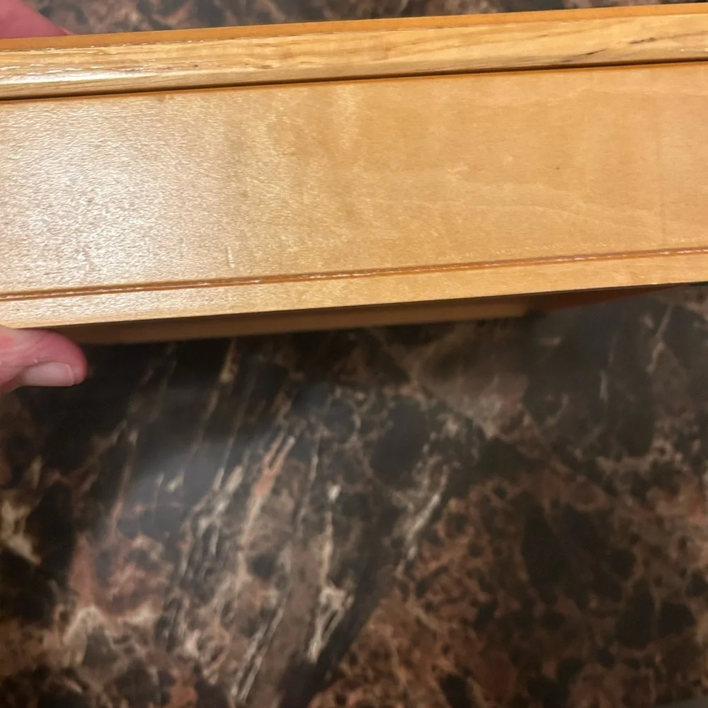 Engraved wooden picture frame,  Jewelry box combo with  Mother themed text